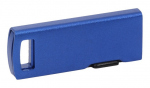 Podręczny oraz stylowy pendrive plastikowo-metalowy SLIM - niebieski